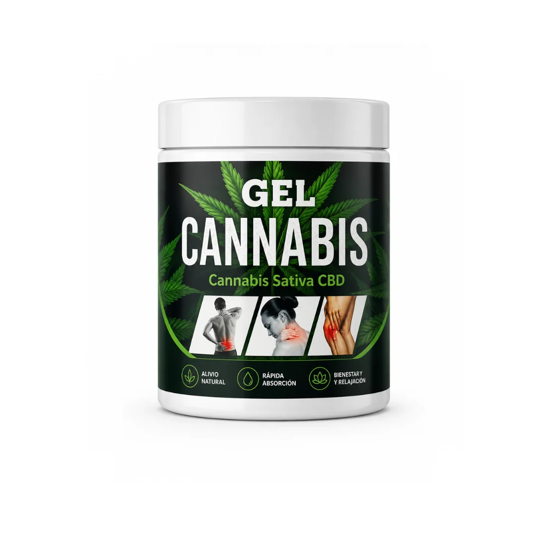 Gel de Cannabis Sativa CBD – Alivio Natural y Relajación Muscular