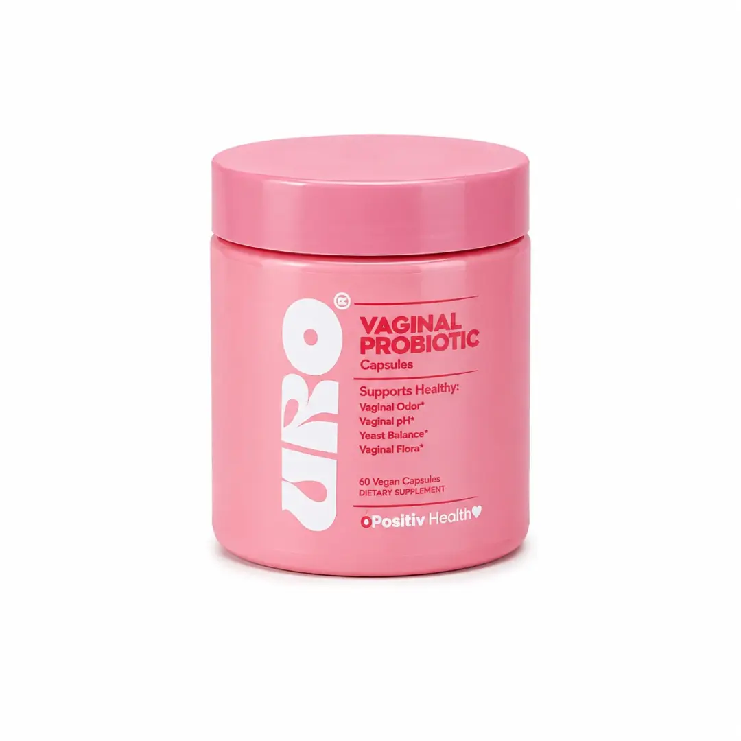 URO Vaginal Probiotic Cápsulas – OPositiv Health (60 Cápsulas Veganas)